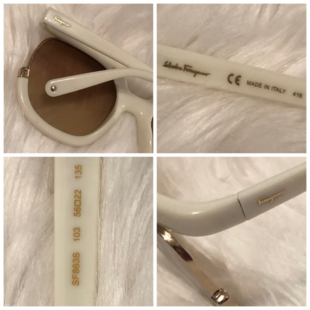 SOLD SALVATORE FERRAGAMO Eyeconic Italian - Picture 6 of 8